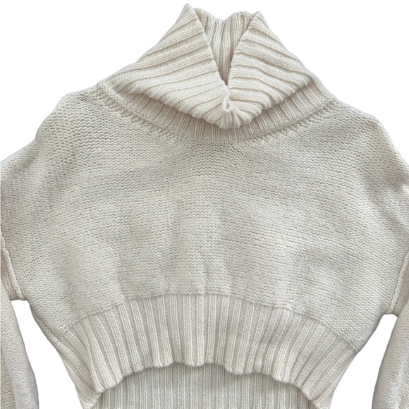 Tre by Natalie Ratabesi Cropped knit turtleneck sweater - Picture 2 of 5